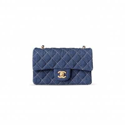 CHANEL DENIM CLASSIC FLAP BAG A69900 (20*12*6cm)
